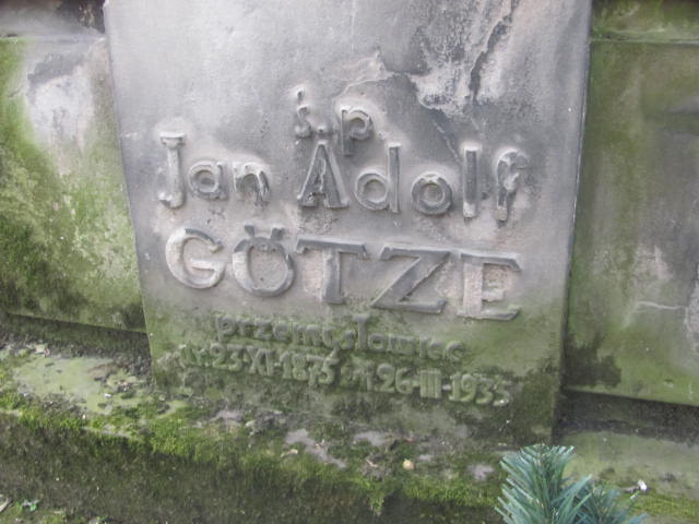 Jan Adolf Gotze 1875 Lublin ewangelicki - Grobonet - Wyszukiwarka osób pochowanych
