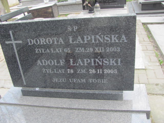 Dorota Łapińska 1938 Lublin ewangelicki - Grobonet - Wyszukiwarka osób pochowanych