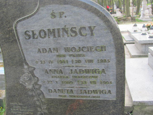 Adam Wojciech Słowiński 1941 Lublin ewangelicki - Grobonet - Wyszukiwarka osób pochowanych