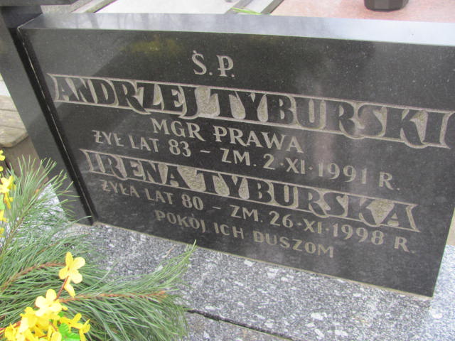 Andrzej Tyburski 1908 Lublin ewangelicki - Grobonet - Wyszukiwarka osób pochowanych