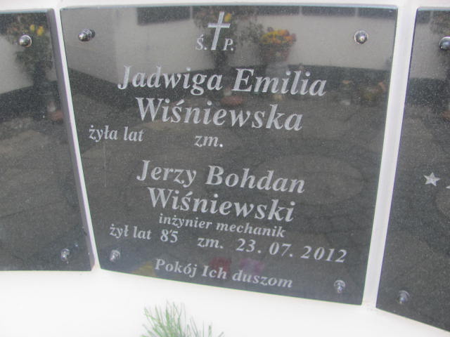 Grób Jadwiga Wiśniewska